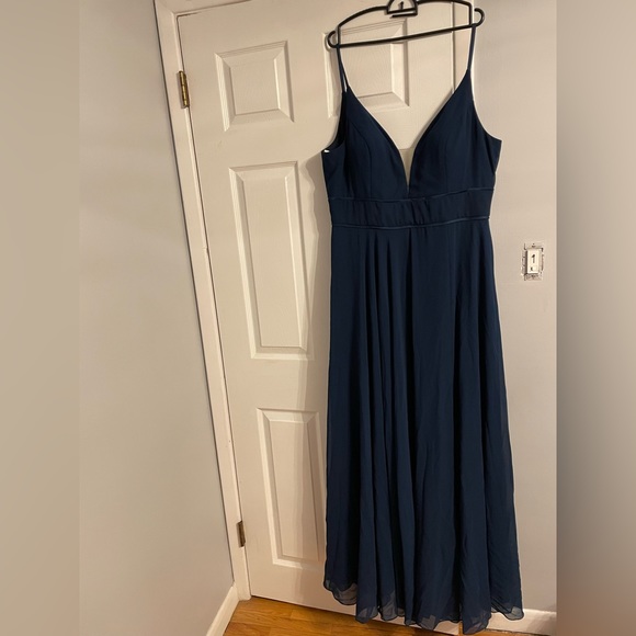 Kanali K bridesmaid dress in Navy blue, size 18 - Picture 3 of 4